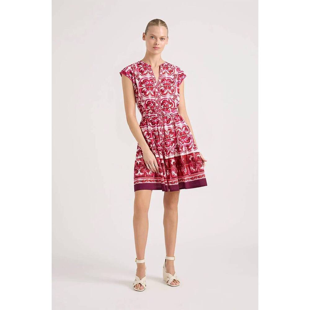 NEW LOLA AUSTRALIA daisy boo mini dress in ruby